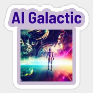 AI Galactic Sticker